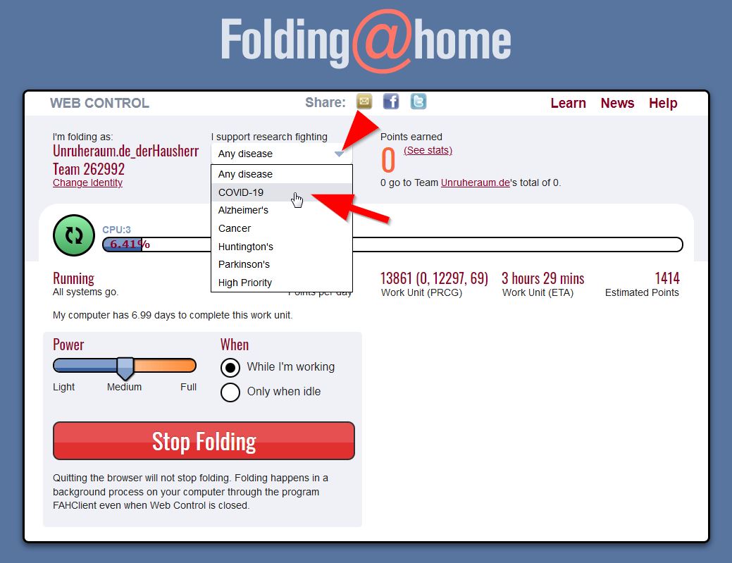 Screenshot: folding-at-home_setup_02